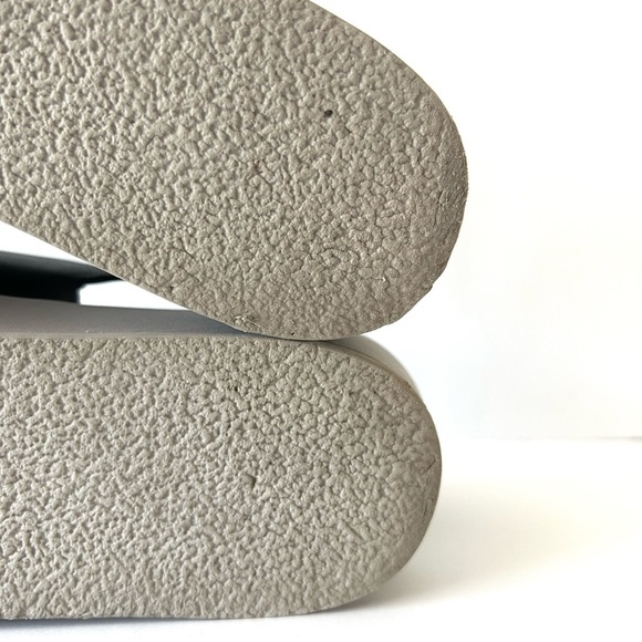 VINCE Marett Sandal Minimalist Platform Shoe Black Gray Leather Size EU 38 US 8 - Picture 9 of 12